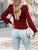 Ribbed Ruffled Round Neck Long Sleeve Knit-Top