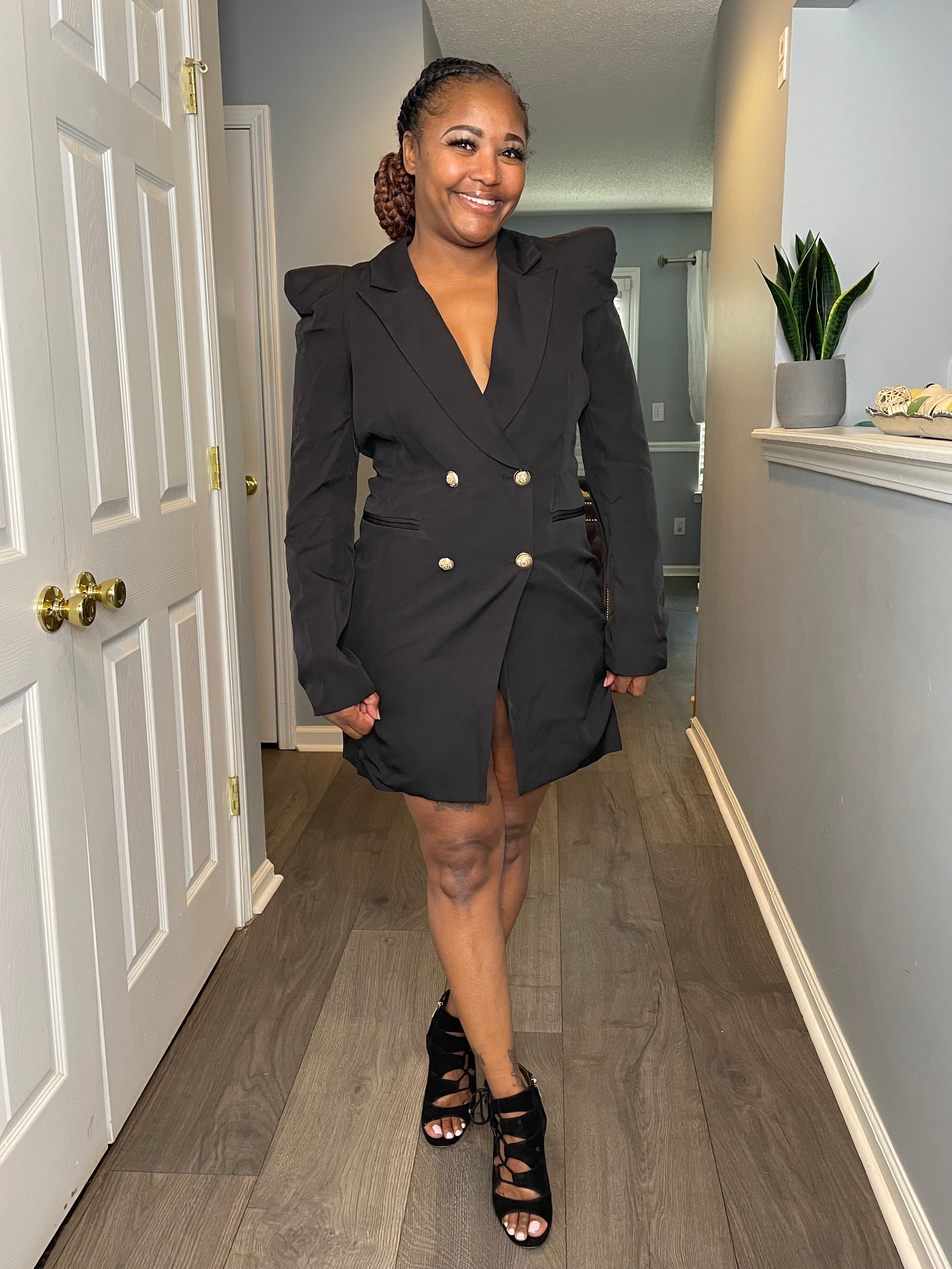 Little Black Blazer Dress Little Black Blazer Dress