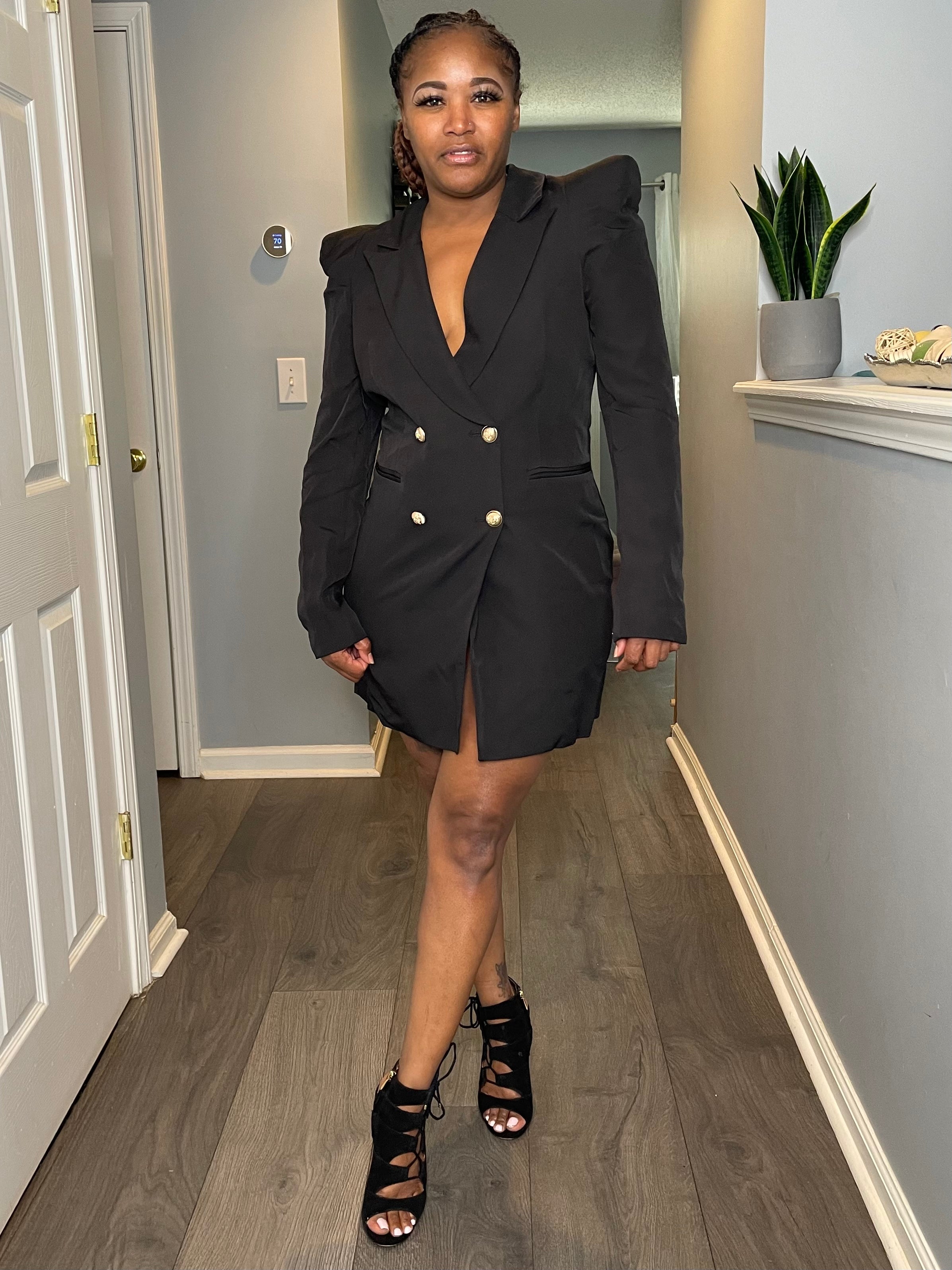 Little Black Blazer Dress Little Black Blazer Dress