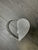 Mini Rhinestone Reversible Heart Clutch